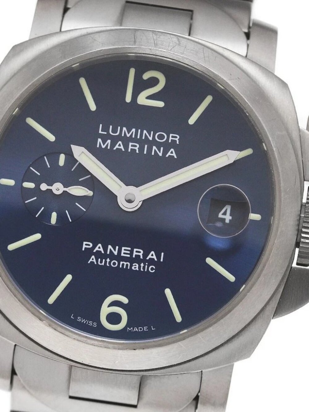 PANERAI Luminor Marina PAM00283 Date blue Dial Automatic Men's Watch_860392